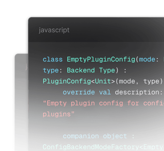 End-to-end Local Dev.